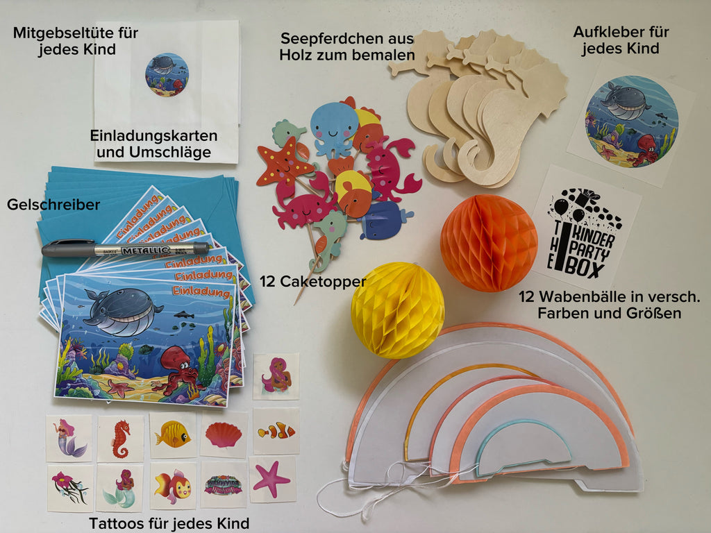 The Kids Party Box Unterwasserwelten