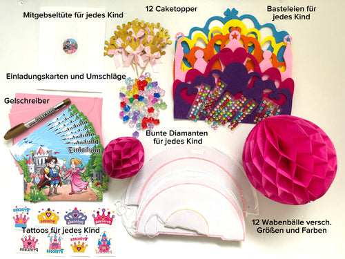 The Kids Party Box Prinzessin